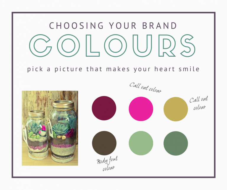 My simple tip to selecting your Brand Colours