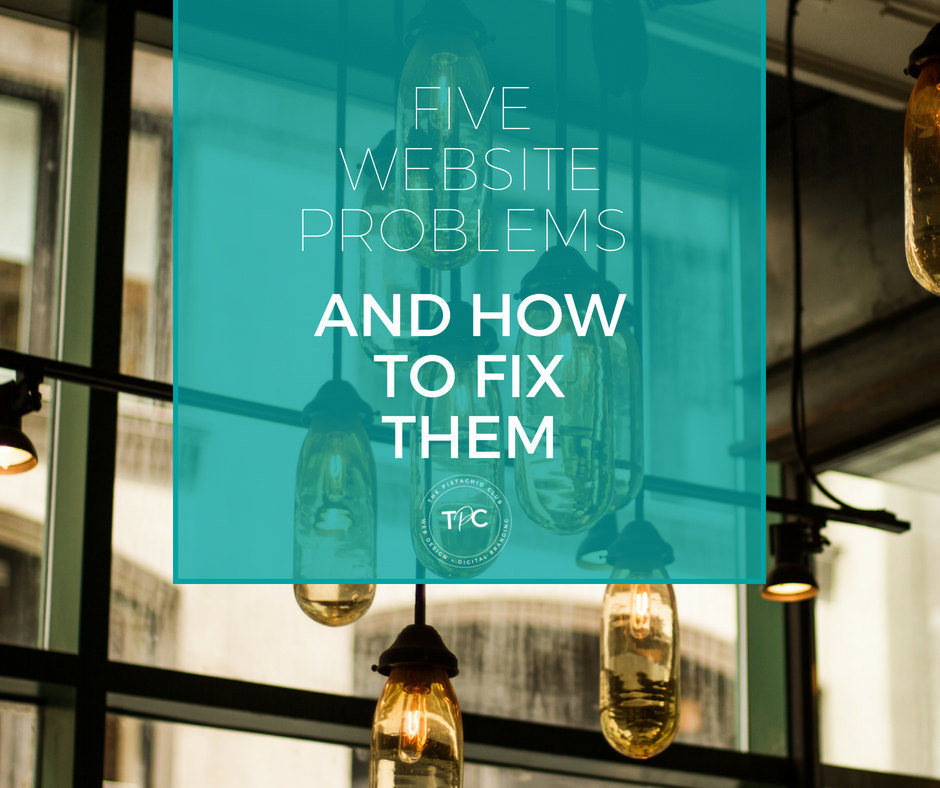The Pistachio Club Wed design Dorset Five website problems and how to fix them